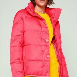 Hunter Original Puffer Jacket in Hyper Pink, small, NWT
